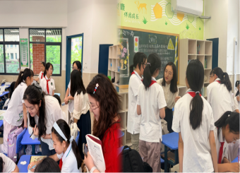 文化与传媒学院教育系教师赴南门小学森林城校区开展课堂观摩活动